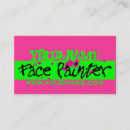Search for face painting business cards Black