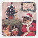 Search for cat stickers Merry christmas