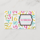 Search for numbered business cards Accounting