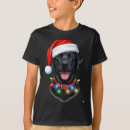Search for black lab christmas tshirts Light
