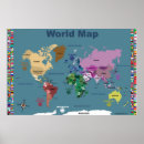 Search for blue world map posters Earth