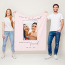 Search for bridal party blankets Stylish