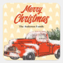 Search for red truck stickers Script