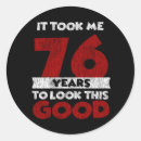 Search for made in 76 stickers Birthday