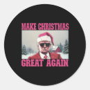 Search for funny santa claus stickers Maga
