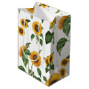 Search for yellow sunflowers gift bags Modern