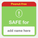 Search for peanuts labels Allergic