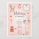 Search for paper doll invitations Party