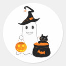 Search for cute cartoon ghost stickers Orange
