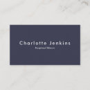 Recherche de bleu marine et blanc cartes visite Customer