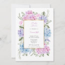 Search for hydrangea baby shower invitations Blue