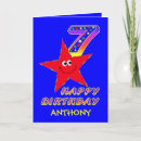 Search for 7th birthday cards Red