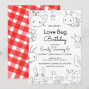 Search for love bug birthday invitations Bugs