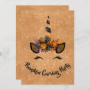 Search for unicorn pumpkin invitations For kids