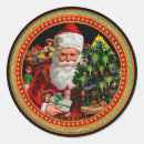 Search for victorian santa claus stickers St nicholas
