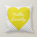 Search for hello lovely pillows Heart
