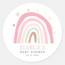 Search for cute rainbow and stars stickers Baby shower