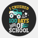 Search for kids monster truck stickers 100th