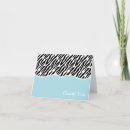 Search for zebra print thank you cards Modern
