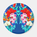 Recherche de fleur rouge magnets Turquoise