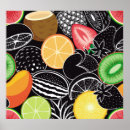 Recherche de motif fruit posters Tropical