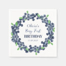 Search for blueberry napkins 1st birthday
