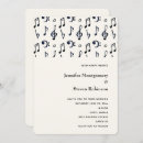 Search for music note wedding invitations Musician