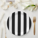 Recherche de lignes noires assiettes en papier Pour elle
