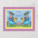 Search for blue easter egg postcards Rabbit