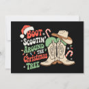 Search for western christmas invitations Santa