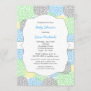 Search for mint and grey baby shower invitations Green