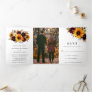 Search for sunflower photo invitations Fall autumn
