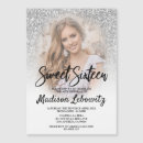 Search for white sweet 16 invitations 16th birthday party