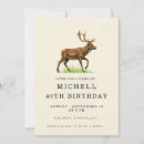 Search for deer hunting birthday invitations Rustic