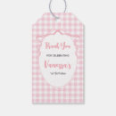 Search for birthday thank you gift tags Bow