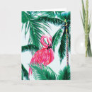Recherche de flamingo vœux cartes Jungle