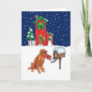 Search for irish setter christmas cards Xmas