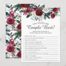 Search for who knows the couple best Floral