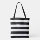 Search for black and white striped bags Stripes