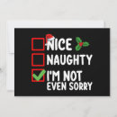 Search for naughty or nice christmas invitations Santa