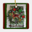 Search for hunting ornaments Irish setter