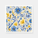 Recherche de cornflower blue napkins Floral