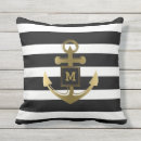 Search for nautical pillows black and white