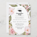Search for botanical graduation invitations Gold