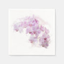 Recherche de orchidée rose serviettes Aquarelle