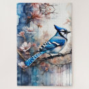 Search for blue jays puzzles Flowers