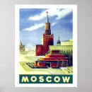 Search for moscow travel posters Illustration
