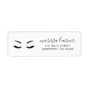 Search for eyelash labels Black and white