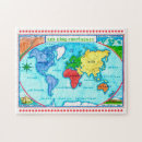 Search for continents puzzles World map
