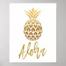 Search for aloha print posters Gold
